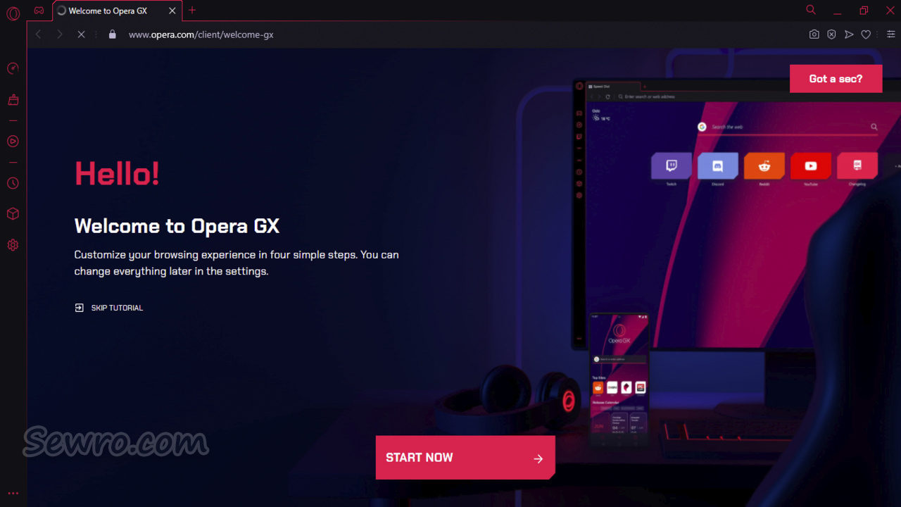 opera gx discord integration